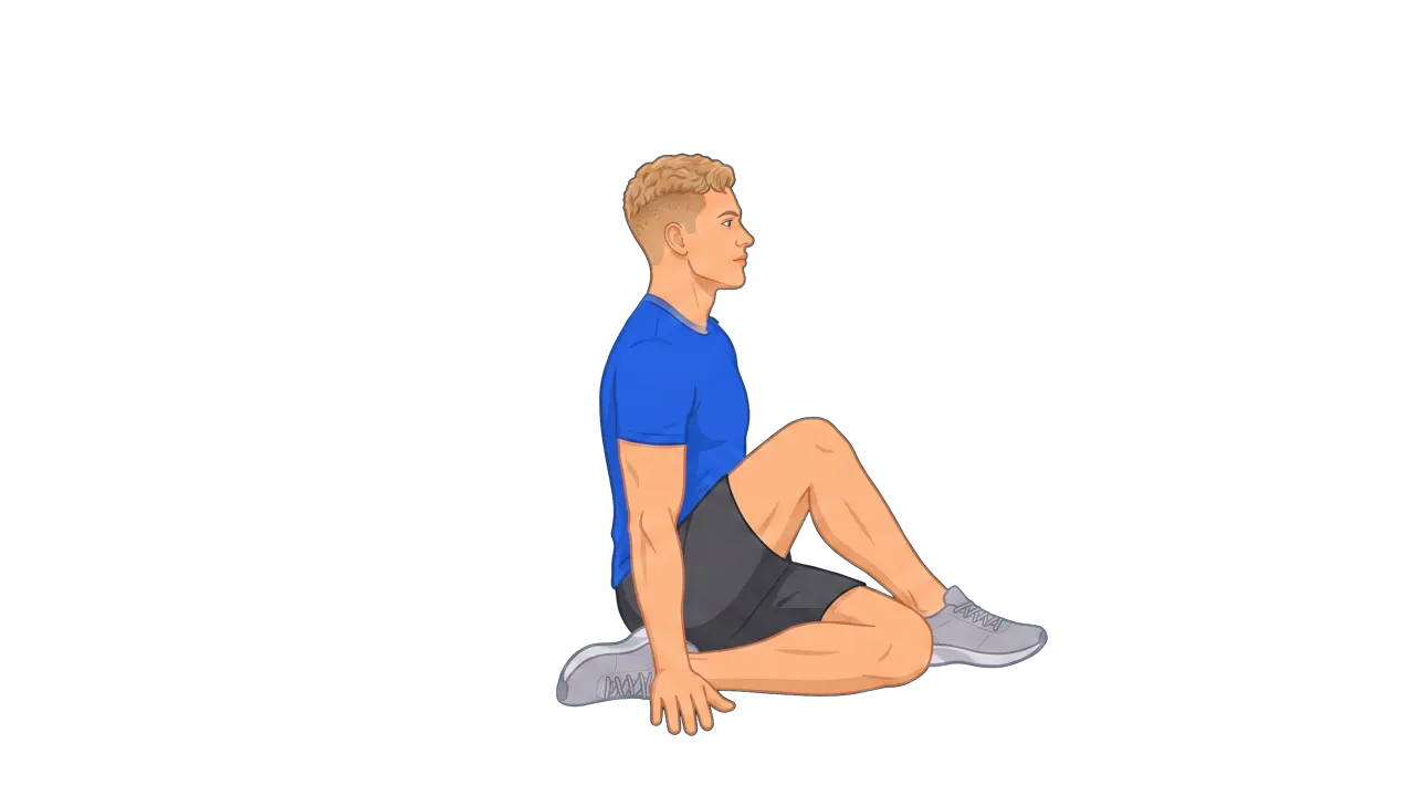 Half Lord of the Fishes (Ardha Matsyendrasana) (Michael)