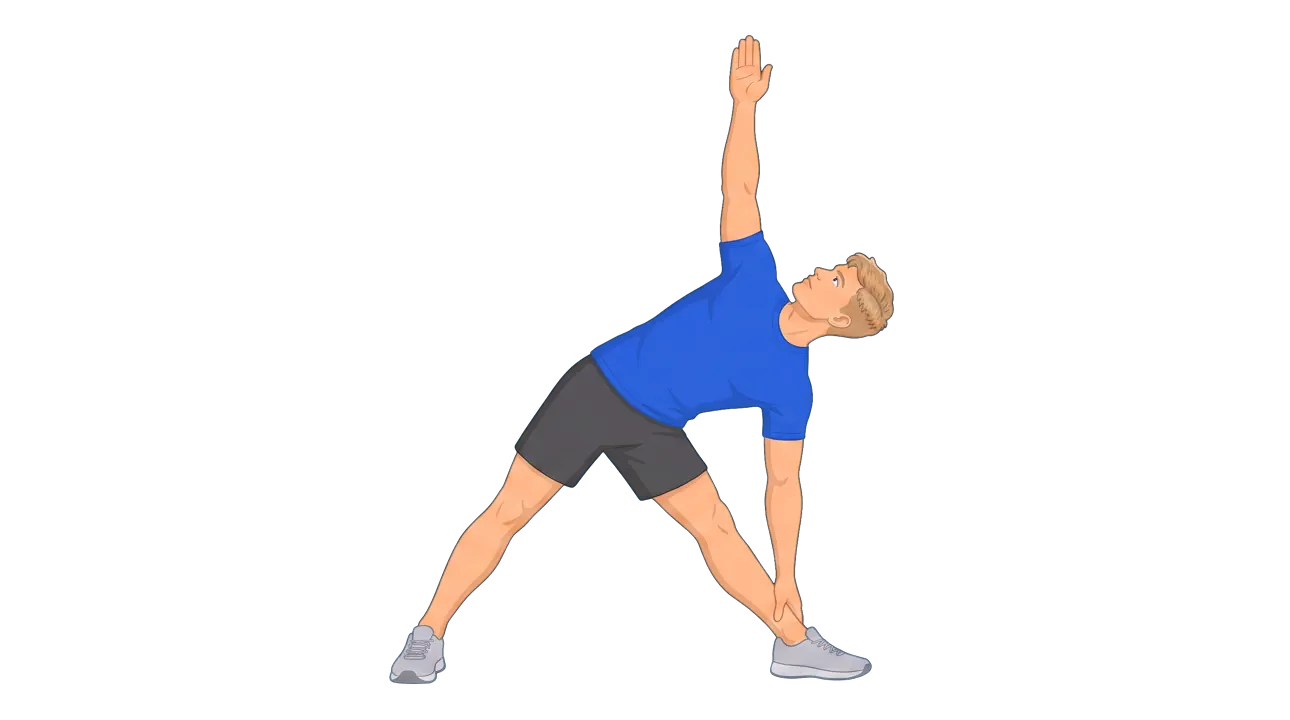 Triangle Pose (Trikonasana) (Michael)