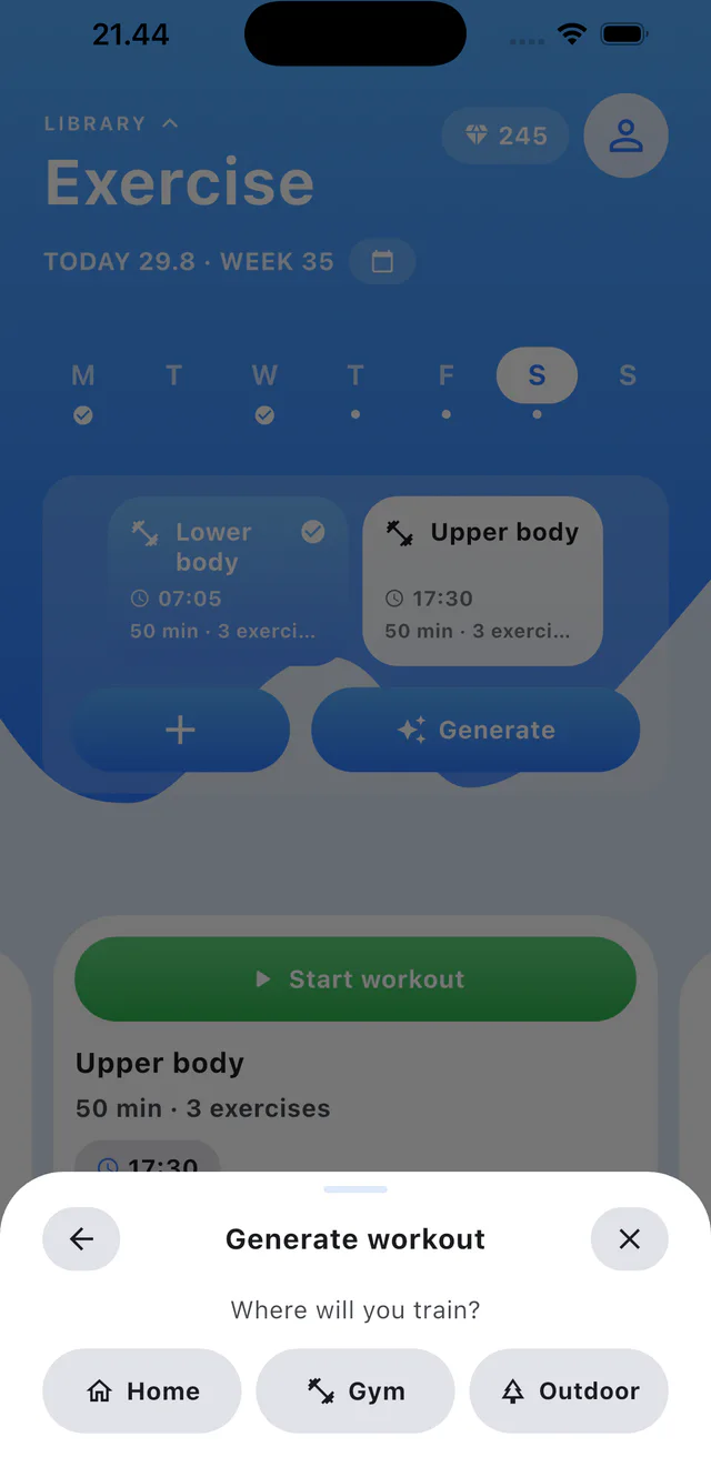 Step 2: Choose where you will train.